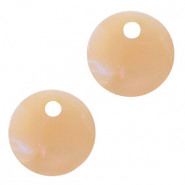 Resin Anhänger 12mm - Peach blush opal